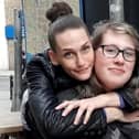 Tamara Davis (L) died in intensive care at the Royal Sussex and her sister Miya (R) has called her treatment ‘disgusting’.   