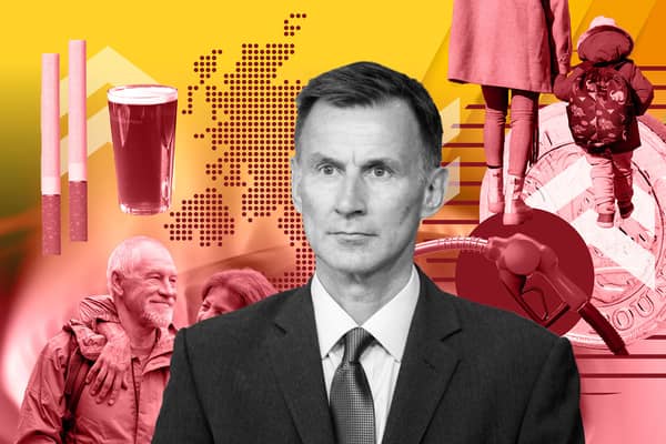 Jeremy Hunt will announce the Autumn Statement today. Credit: Getty/Adobe/Mark Hall