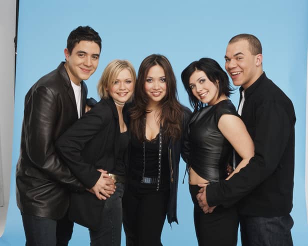Hear'Say shot to fame on Popstars in 2001, when this photo was taken. rom left to right, they are Noel Sullivan, Suzanne Shaw, Myleene Klass, Kym Marsh and Danny Foster. Here's what they have all been up to in the last 25 years.