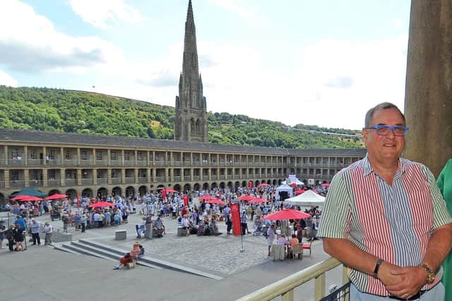 Roger Marsh at the Piece Hall