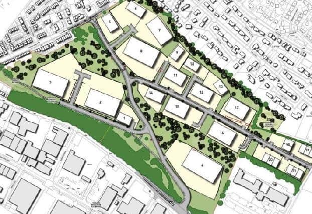 Aerial designs of how the Clifton Business park could look (Picture by Pegasus Designs)