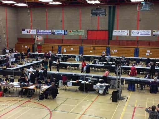 The Halifax and Calder Valley count at North Bridge Leisure Centre.