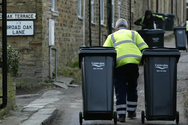 Changes to waste collection days in Calderdale over Christmas