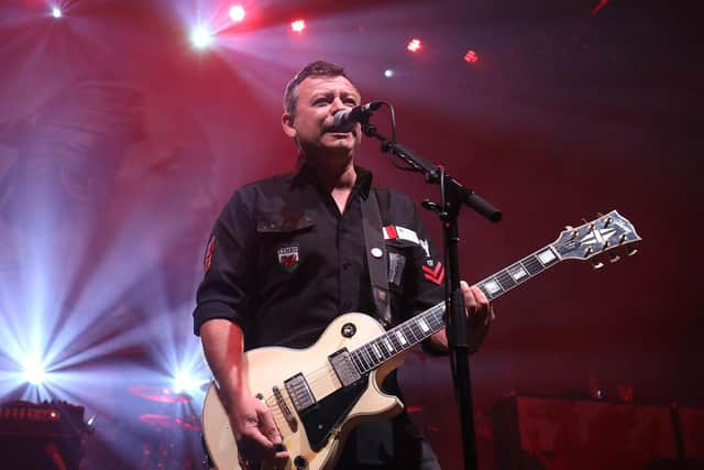 James Dean Bradfield of the Manic Street Preachers performing at Absolute Radio's 10th birthday gig at O2 Shepherd's Bush Empire  (Photo by Tim P. Whitby/Tim P. Whitby/Getty Images)
