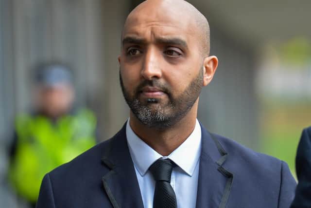 Amjad Ditta before his appearance at Bradford Magistrates Court (Picture SWNS)