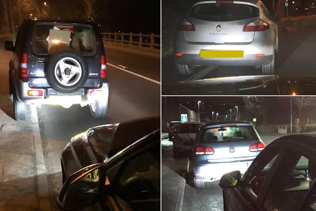 Cars seized in Calderdale by West Yorkshire Police's Road Policing Unit (Picture WYP-RPU)