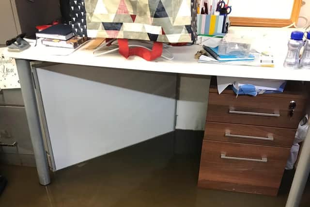 Flooding at the Calderdale Lighthouse charity