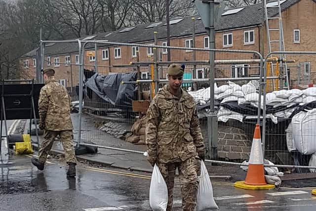 The 4th Infantry were present in Calderdale during the weekend in preparation for Storm Dennis (2)
