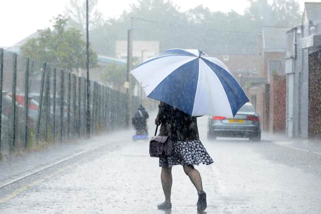 The Met Office has issued a yellow weather warning for rain in Yorkshire