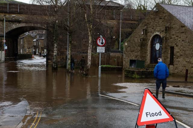 Flood warning has been issued for Calderdale