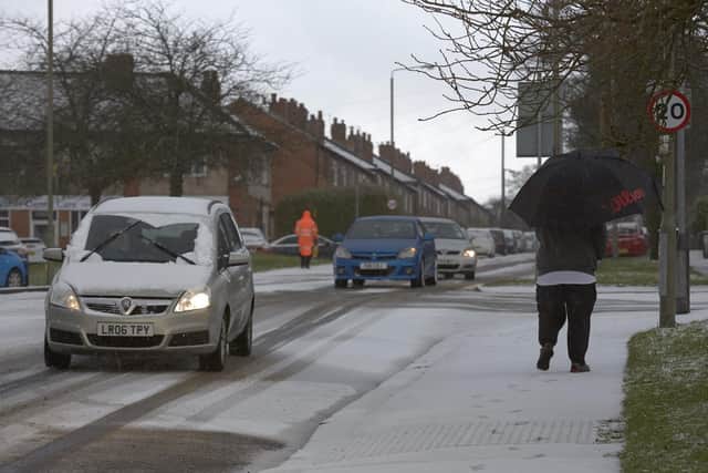 The met office has issued a weather warning for snow and ice