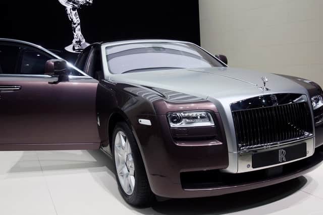 A Rolls-Royce Ghost car, similar to the one pictured, was stopped by police officers in Halifax (Photo by Miguel Villagran/Getty Images)
