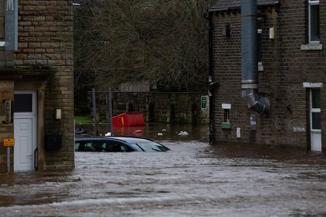 Flooding in Mytholmroyd