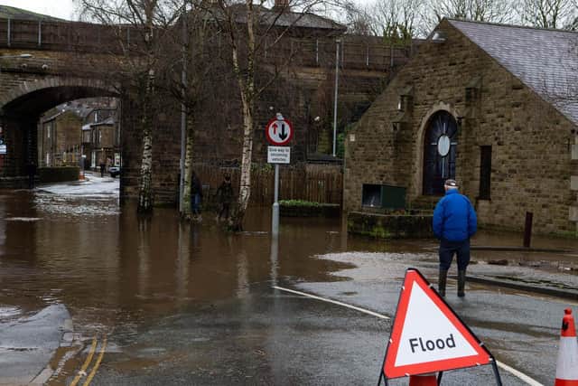 A flood alert has been issued for an area in Calderdale
