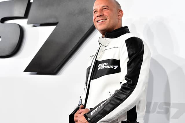 Actor Vin Diesel attends Universal Pictures' "Furious 7" premiere at TCL Chinese Theatre on April 1, 2015 in Hollywood, California. (Photo by Alberto E. Rodriguez/Getty Images)