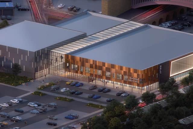 Architect's impression of inside of new Halifax leisure centre