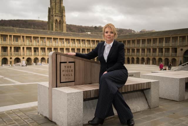 Nicky Chance-Thompson, chief executive of the Halifax Piece Hall Trust at the Piece Hall