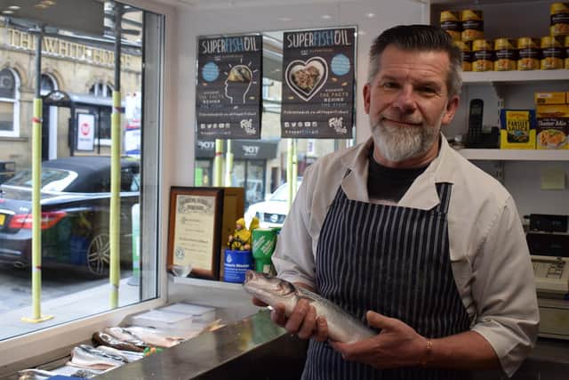 Richard O'Shea, owner of Fresh Fish Pisces, on Albion Street