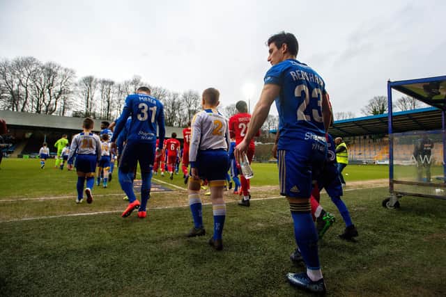 FC Halifax Town v Ebbsfleet United.  National League. The MBi Shay Stadium.14 March 2020.  Picture Bruce Rollinson