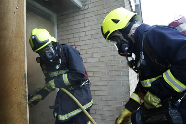 Firefighters tackled a house fire in Greetland
