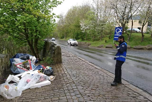 Example of the recent flytipping in Halifax (picture by Calderdale Council's Community Safety & Resilience Team)