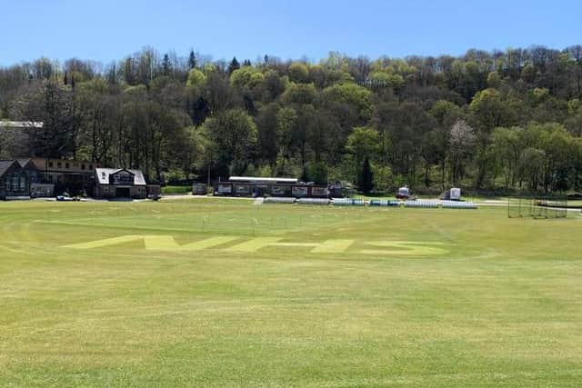 Todmorden Cricket Club's pitch