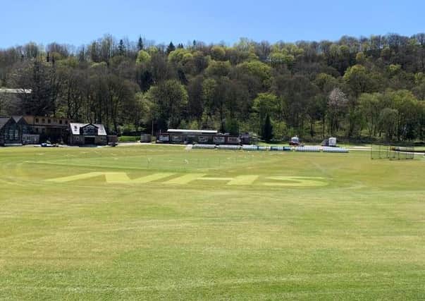 Todmorden Cricket Club's pitch