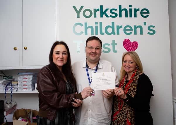 Sarah Thompson, Simon Widdop and Rachael Hawkins, from Yorkshire Children's Trust