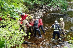A 12-year-old boy was rescued by the Calder Valley Search and Rescue Team (Pictures by CVSRT)