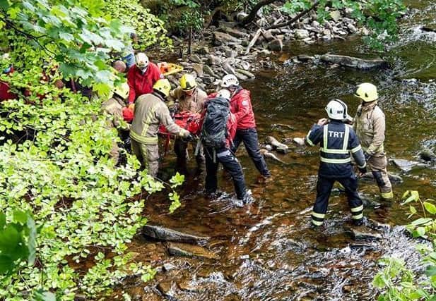 A 12-year-old boy was rescued by the Calder Valley Search and Rescue Team (Pictures by CVSRT)