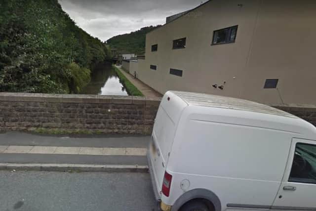 Rochdale Canal in Calderdale (Google Street View)