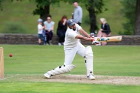 Booth v Illingworth St Mary's - Parish Cup semi-finals cricket. Pictured is Usman Saghir