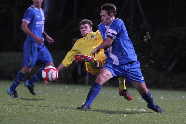 Bower in action for Town at home to Retford