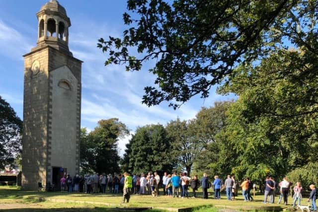 Crowds at the St Matthew's open day in summer 2019 (pic: Friendless Churches)