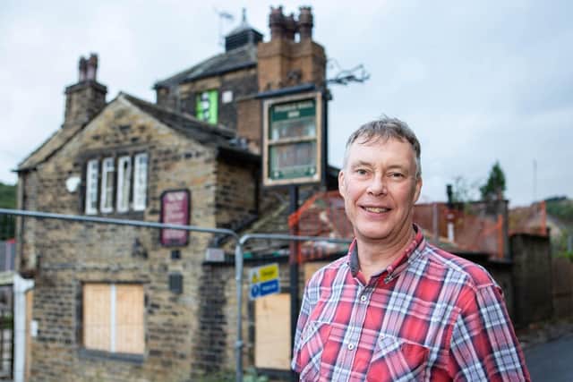 Paul Mansley, Chairman of the Puzzle Hall Community Pub Limited, Sowerby Bridge