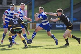 Halifax RLFC in action. Photo: Simon Hall/OMH Rugby Pics