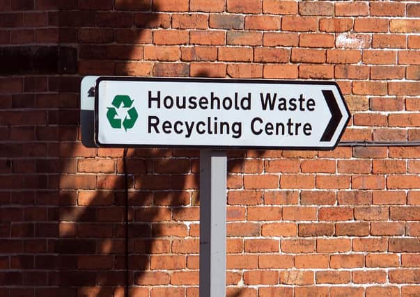 Chesterfield household waste recycling centre open on Sheffield Road.