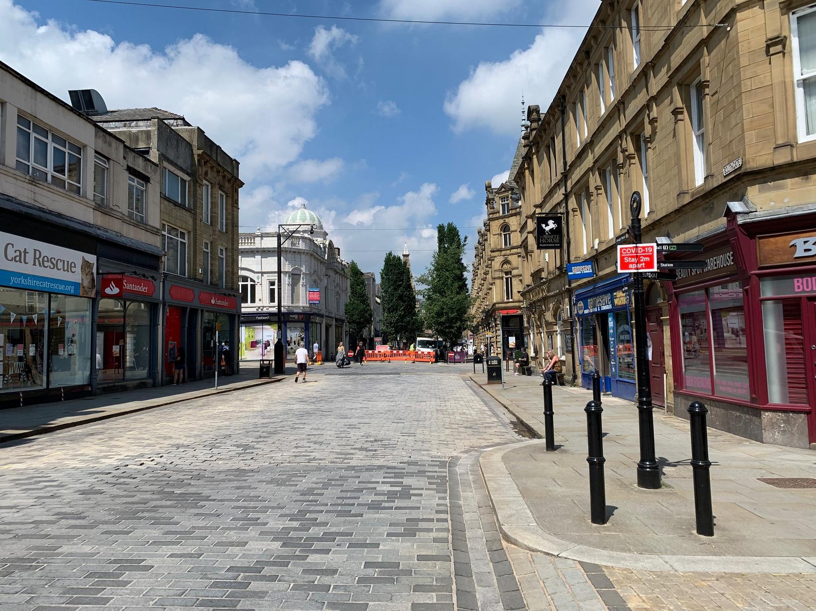 12 pictures from Halifax town centre as shops reopens today | Halifax ...