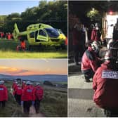 Incidents attended by the Calder valley Search and Rescue Team