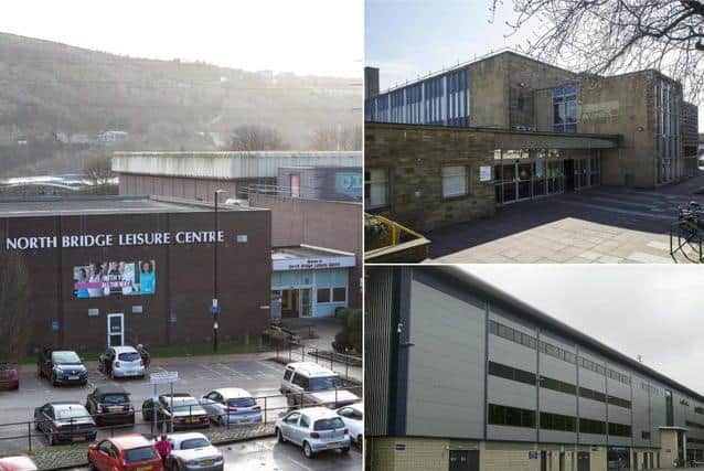 North Bridge Leisure Centre, Halifax swimming pool and The Shay Stadium closed down in March