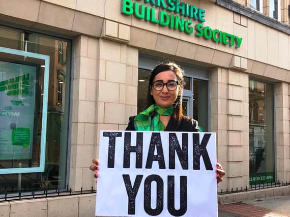 Yorkshire Building Society are thanking customers for helping raise 1,000,000 for End Youth Homelessness