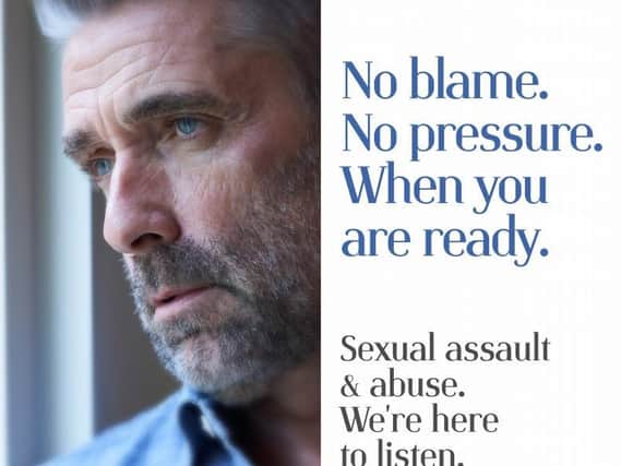 'We're here to listen' - new campaign aims to encourage male victims of sexual assault to come forward