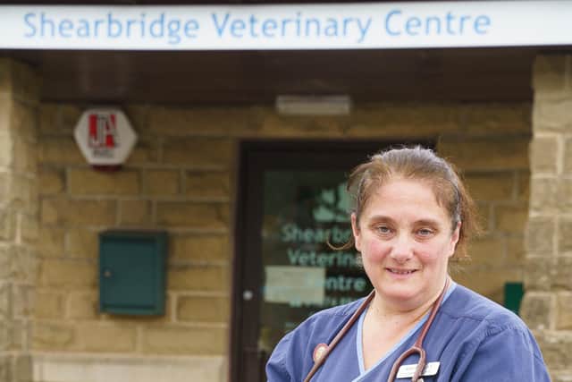 Kathy Bailey, 53, waspromoted to head veterinary nurseatShearbridge Veterinary Centre