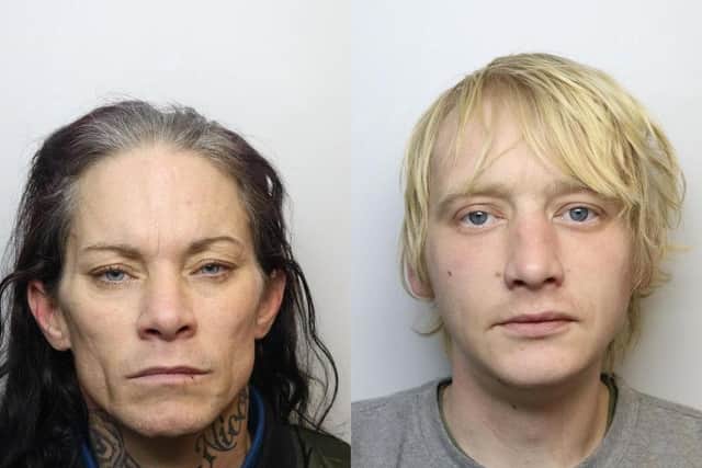 jailed: Georgina Thornly and Robert Kaye.