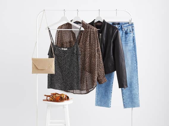 The typical West Yorkshire woman will want to make a statement with some light-wash jeans, a black and white spotted blouse, a leather bike jacket and some heeled sandals.Picture: Stitch Fix