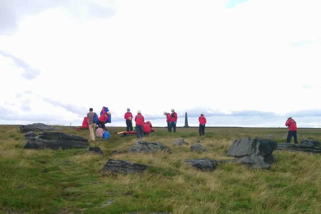 The CVSRT rescued a woman after she injured her leg whilst out hiking. Photo by CVSRT.