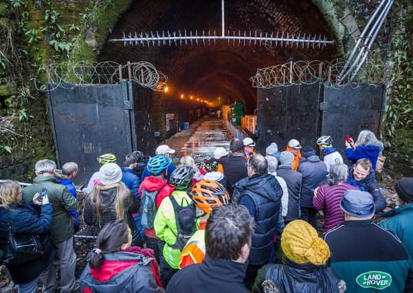 Queensbury Tunnel campaigners. Photo: Four By Three