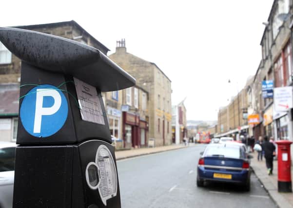A pay and display machine on Union Street in Halifax