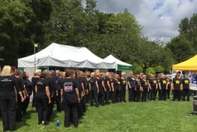 Rock Choir performing at a past event.