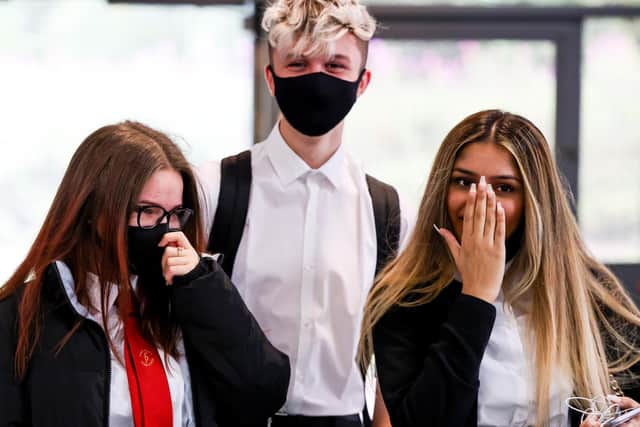 Pupils returning to school in Scotland have been wearing face masks. (Photo by Jeff J Mitchell/Getty Images)